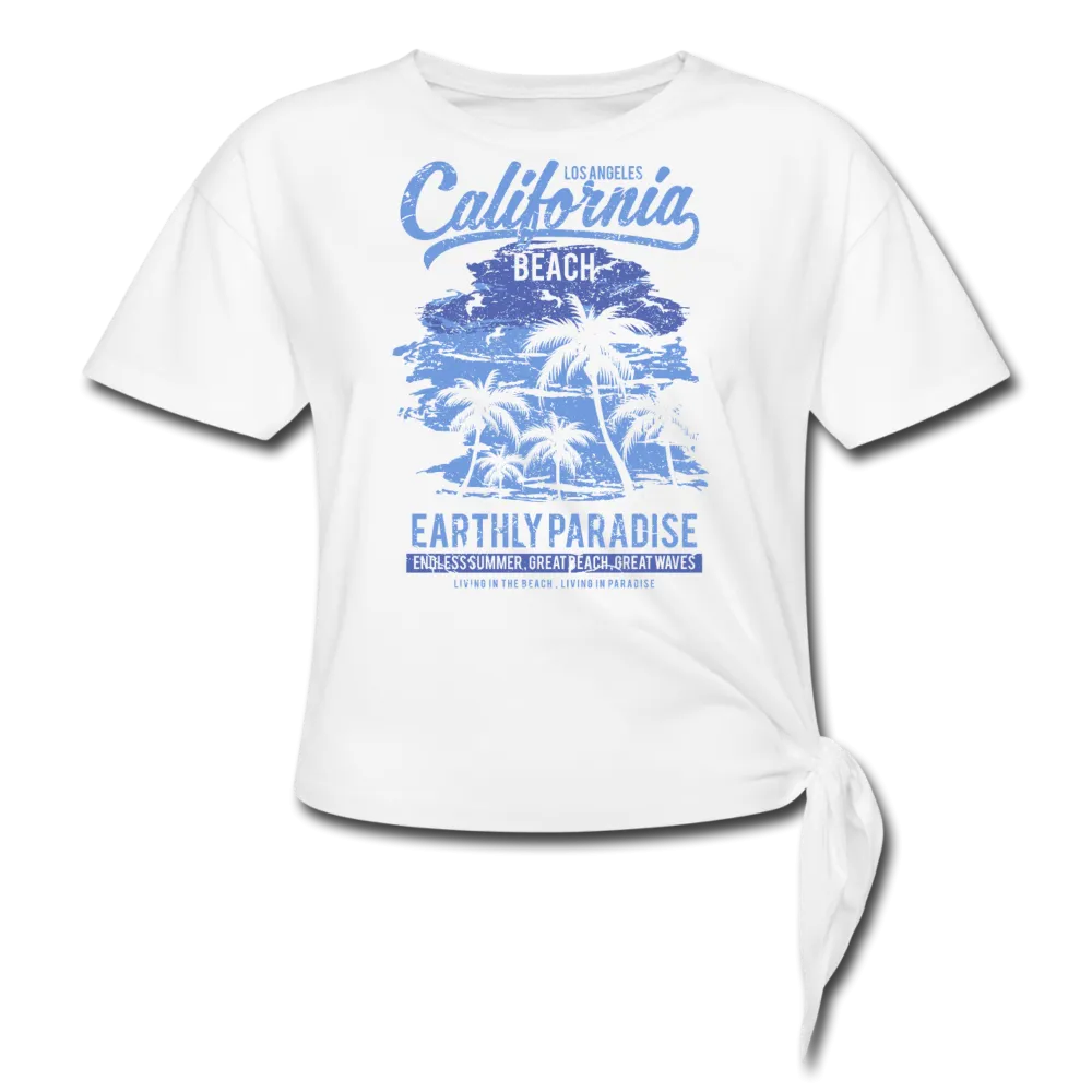 Summer Paradise Knotted Crop Top