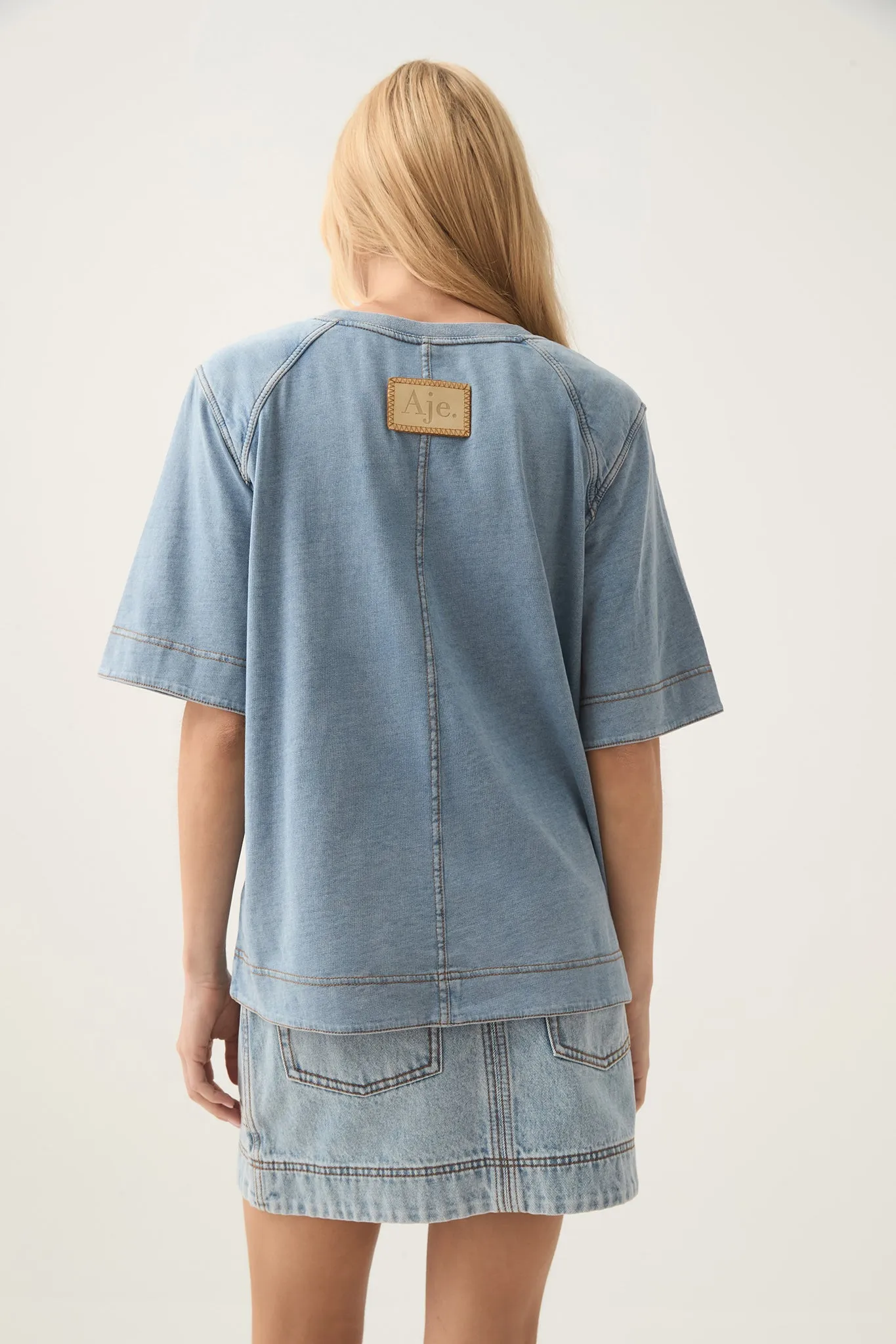 Surreal Denim Overdye Tee