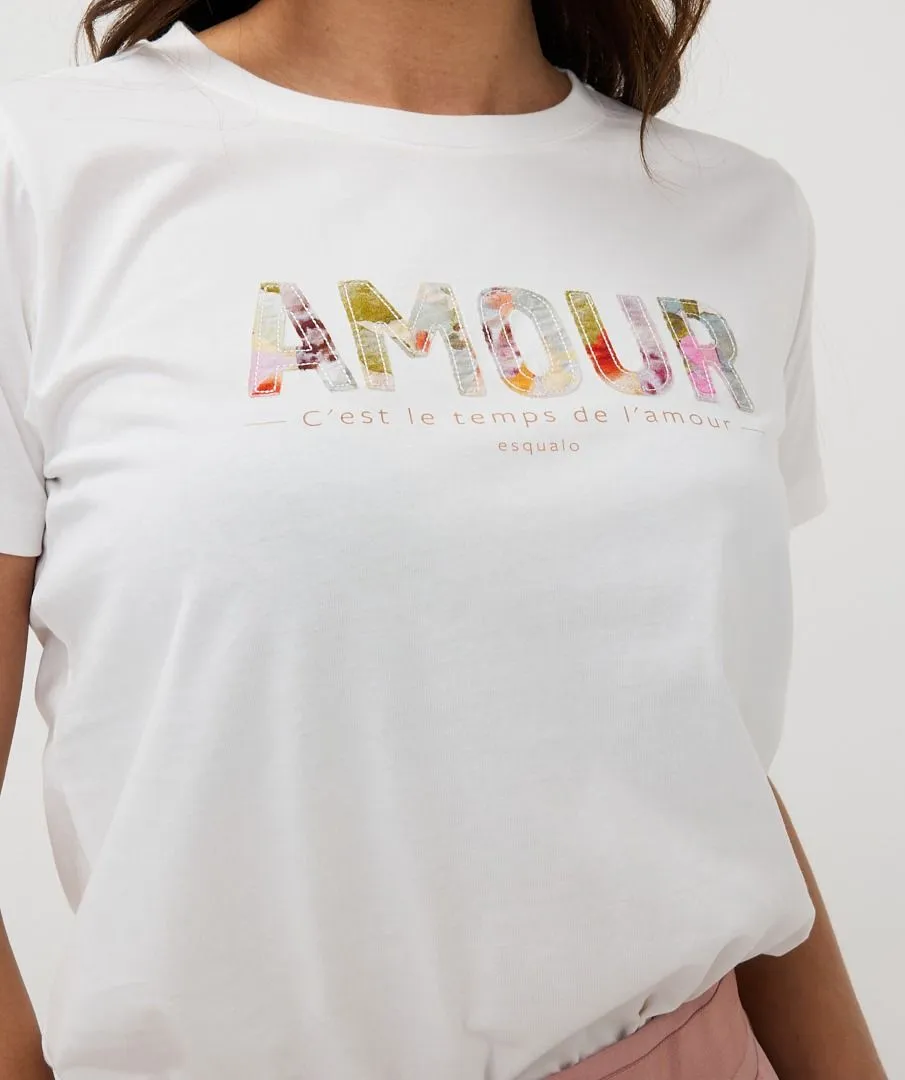T-Shirt Patched Print