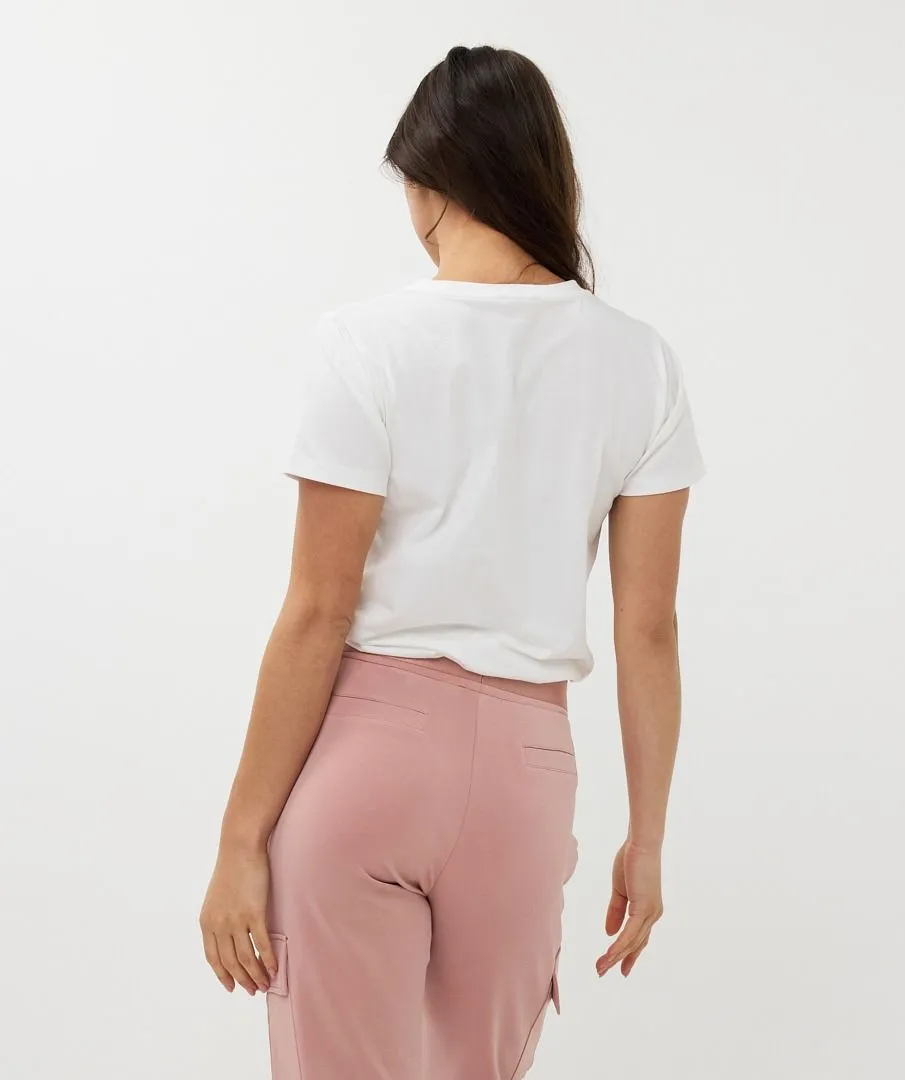 T-Shirt Patched Print