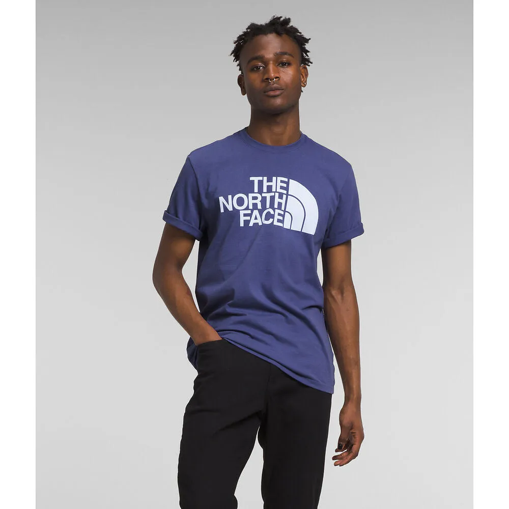 The North Face Mens Short Sleeve Half Dome Tee Purple