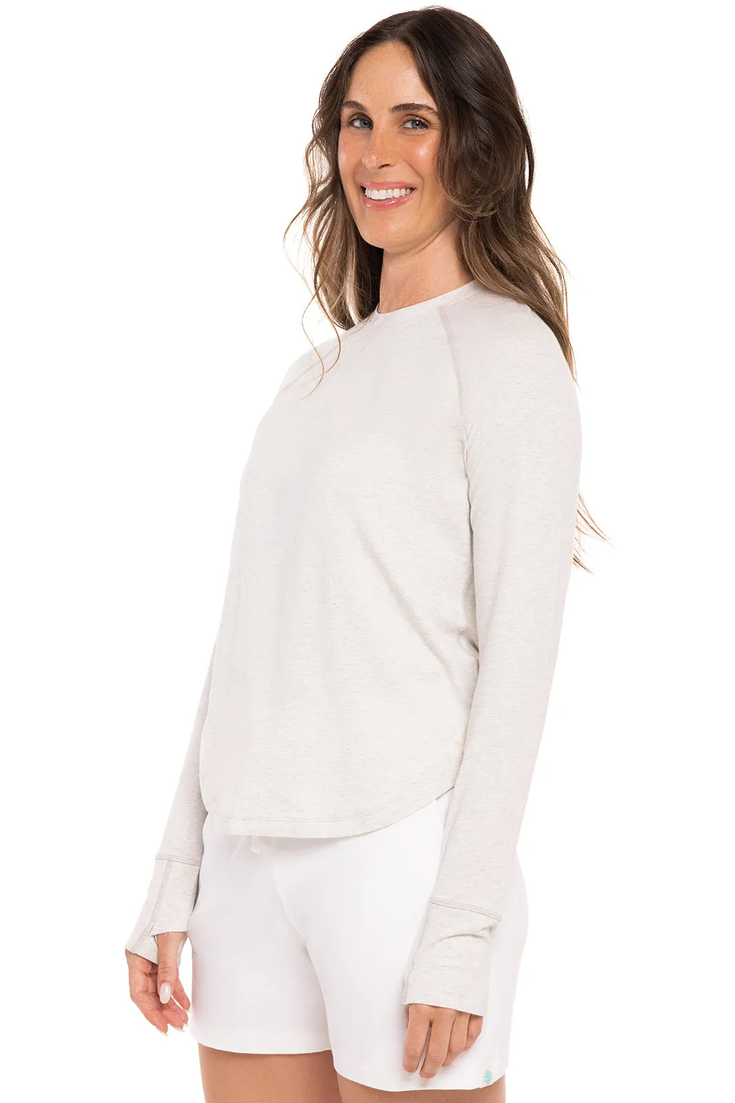 Women's LumaLeo Long Sleeve T-Shirt | Light Grey Heather