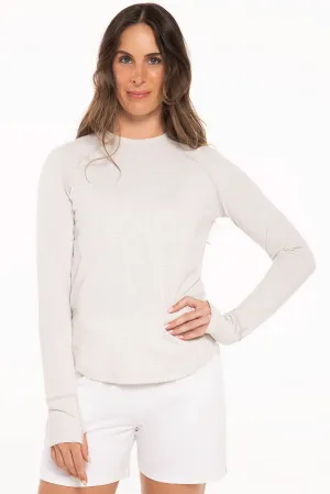 Women's LumaLeo Long Sleeve T-Shirt | Light Grey Heather
