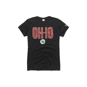 Women's OH-IO Buckeye Leaf Vintage Tee