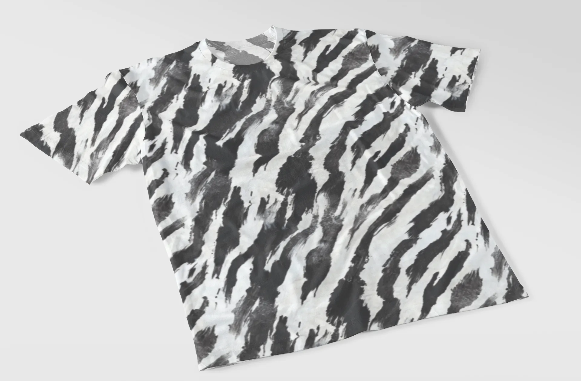 Zebra Print Women's All Over Print T-Shirt