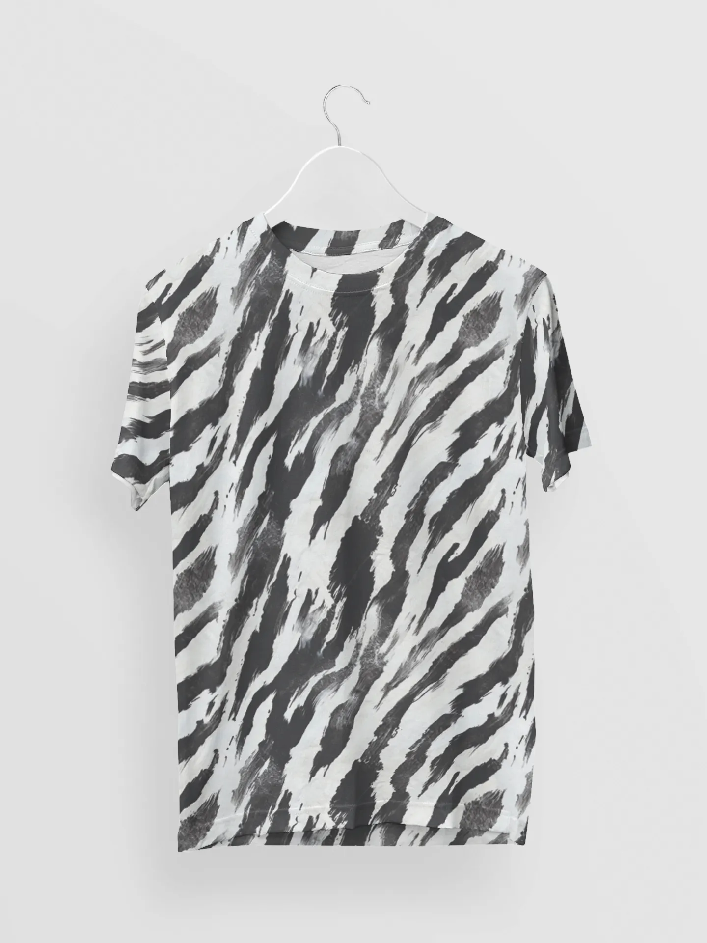 Zebra Print Women's All Over Print T-Shirt